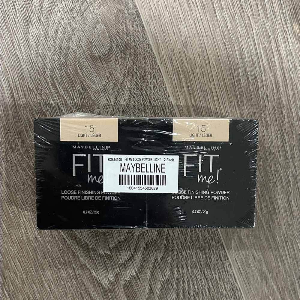 NEW 2X Maybelline Fit Me Loose Powder - Light 15 ( Firm Price )